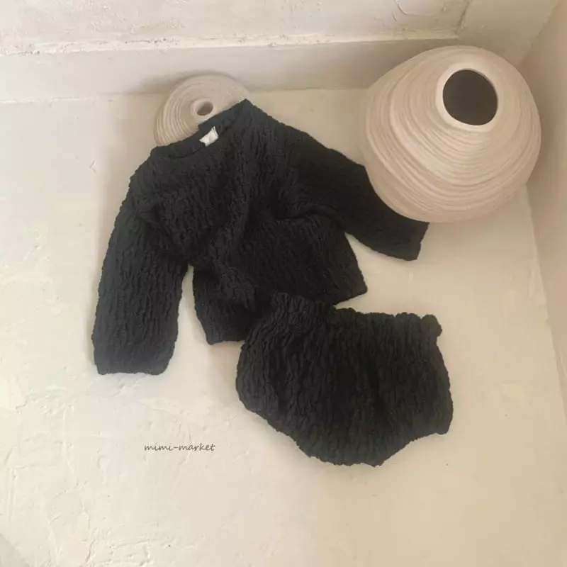 Mimi Market - Korean Baby Fashion - #babyoutfit - Soboroo Top Bottom Set - 8