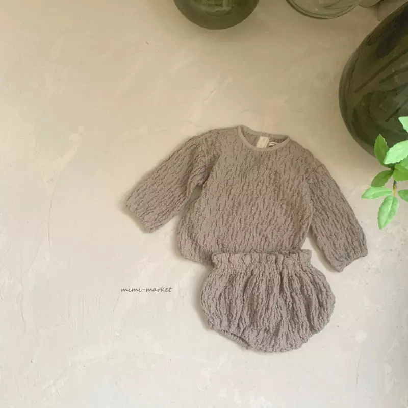Mimi Market - Korean Baby Fashion - #onlinebabyboutique - Soboroo Top Bottom Set - 10
