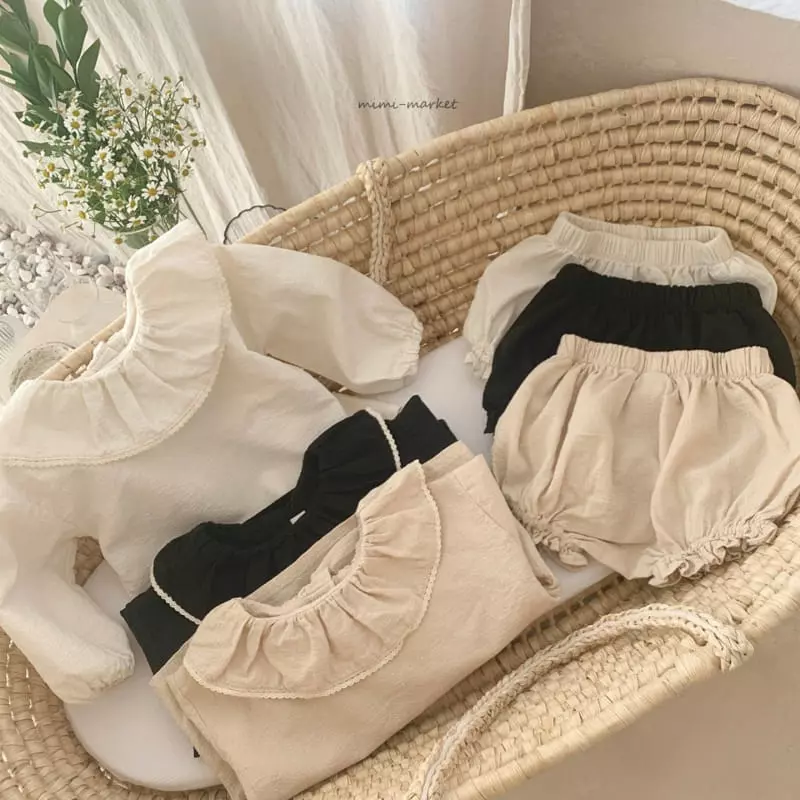 Mimi Market - Korean Baby Fashion - #onlinebabyboutique - Mona Top Bottom Set - 5