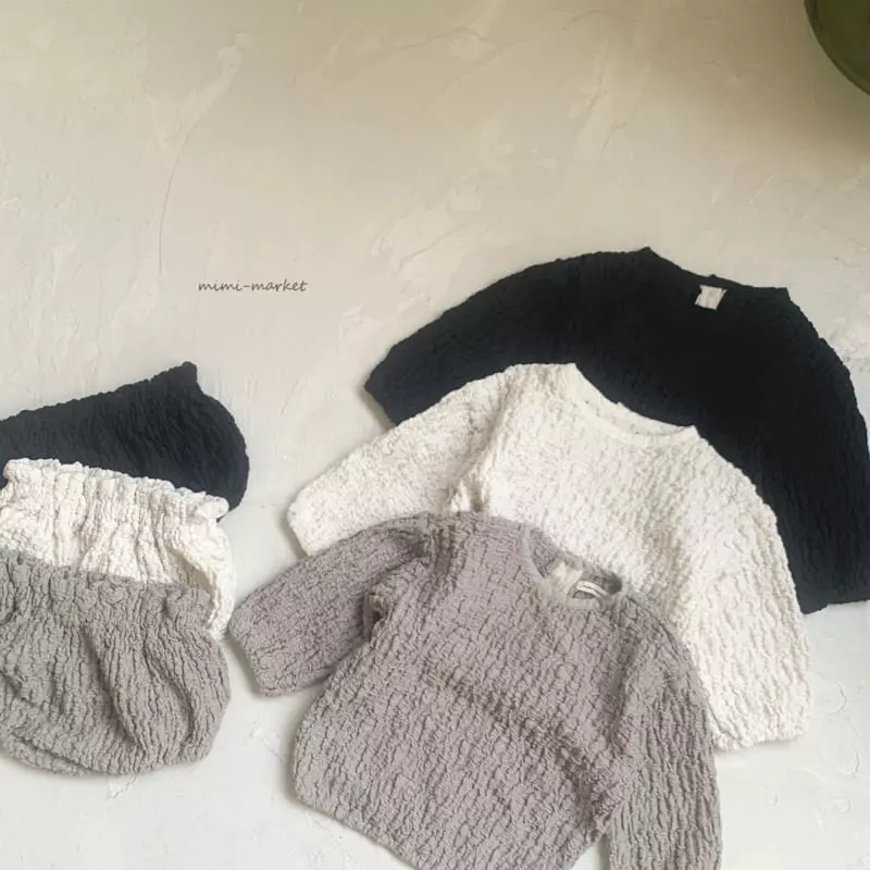 Mimi Market - Korean Baby Fashion - #onlinebabyshop - Soboroo Top Bottom Set - 11