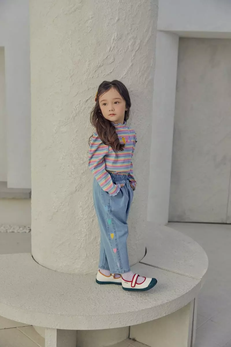 Mimico - Korean Children Fashion - #kidsstore - Bear Girl Tee - 8