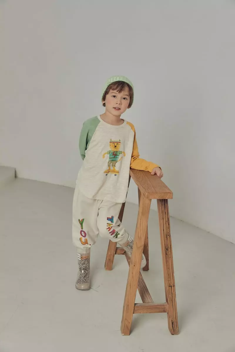Mimico - Korean Children Fashion - #kidsshorts - Thank You Pants - 4