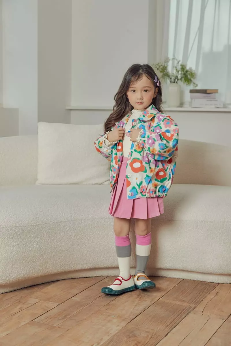 Mimico - Korean Children Fashion - #stylishchildhood - Flower Jumper - 2