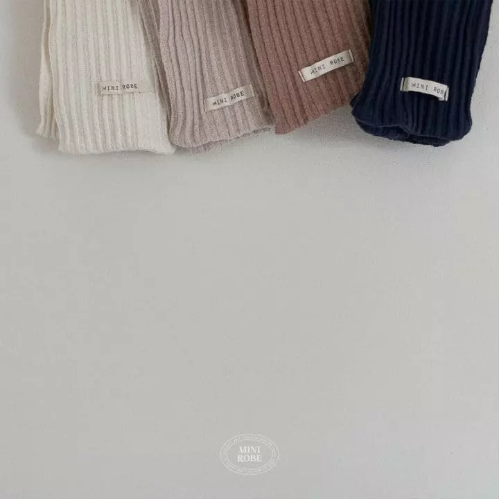 Mini Robe - Korean Baby Fashion - #babyboutique - Bebe Jacquard Muffler - 4