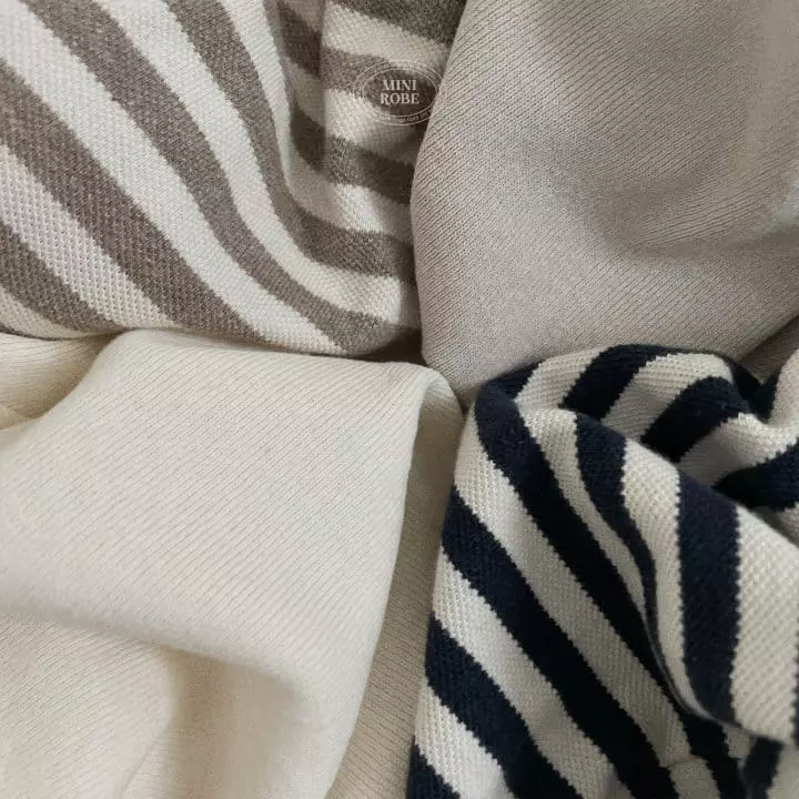 Mini Robe - Korean Baby Fashion - #babyboutiqueclothing - Bebe Bumbuck Stripes Top Bottom Set - 3