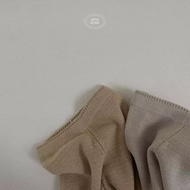 Mini Robe - Korean Baby Fashion - #babyootd - Bebe Knit Pocket Pants - 6