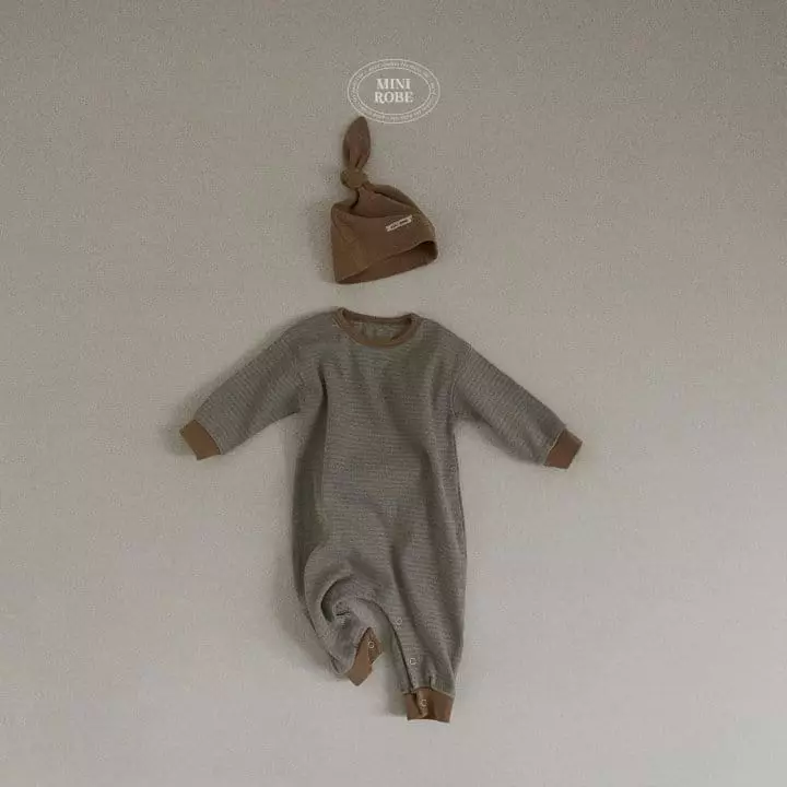 Mini Robe - Korean Baby Fashion - #babyootd - Bebe Gug Bodysuit - 5