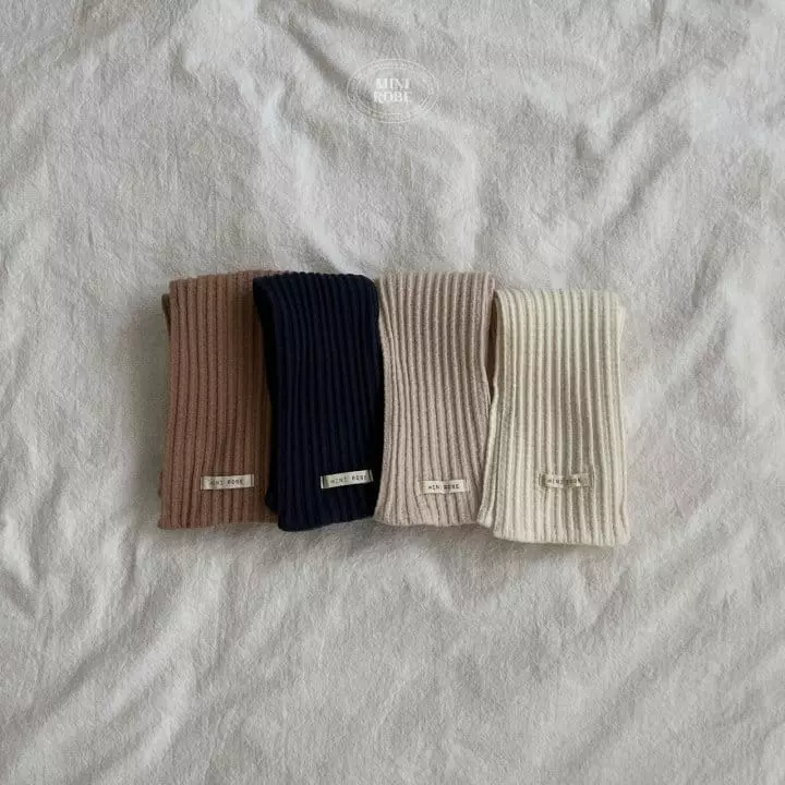 Mini Robe - Korean Baby Fashion - #onlinebabyshop - Bebe Jacquard Muffler
