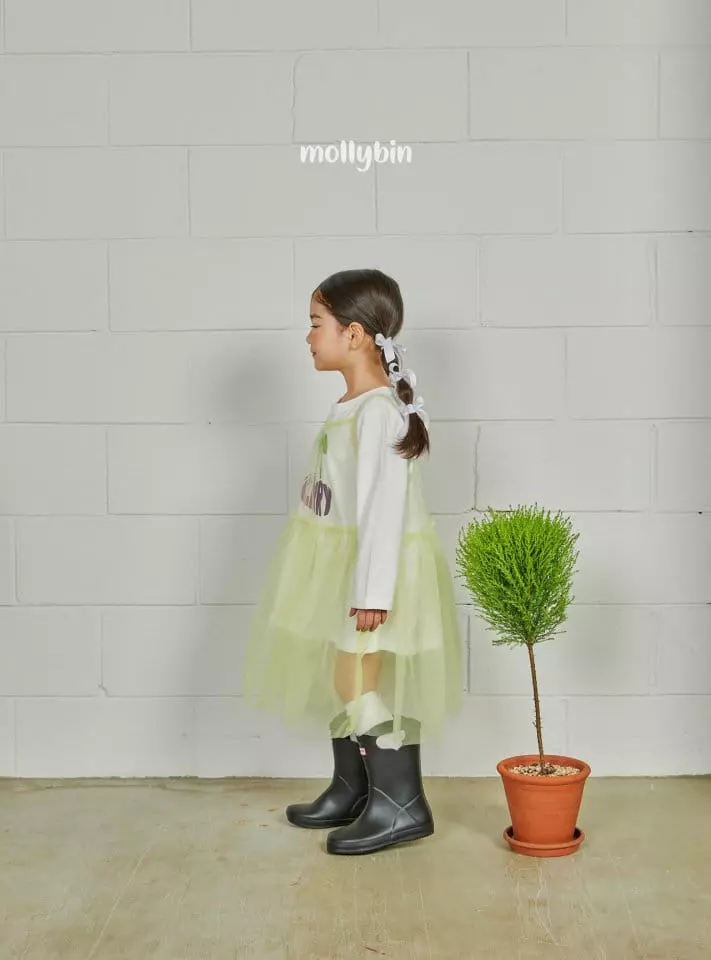 Mollybin - Korean Children Fashion - #discoveringself - Cherry Tul One-piece - 9