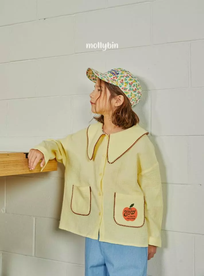 Mollybin - Korean Children Fashion - #kidsstore - Apple Blouse - 8