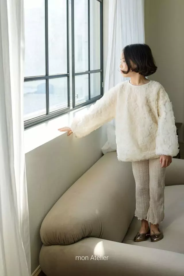 Mon Atelier - Korean Children Fashion - #kidsshorts - Rose Pullover