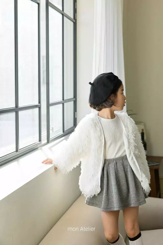 Mon Atelier - Korean Children Fashion - #kidzfashiontrend - Swan Cardigan