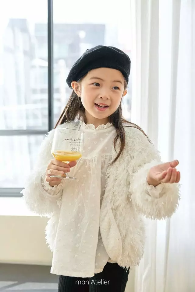 Mon Atelier - Korean Children Fashion - #littlefashionista - Swan Cardigan - 4