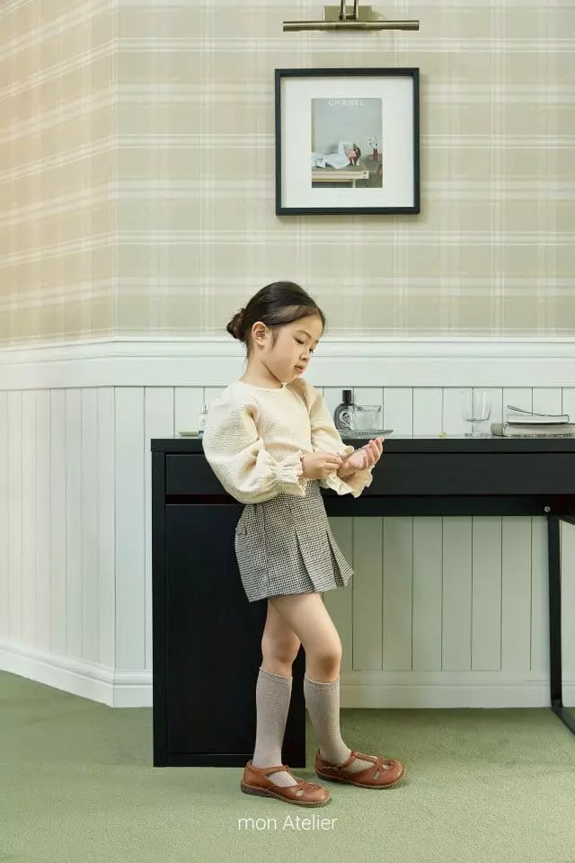 Mon Atelier - Korean Children Fashion - #minifashionista - Warm Blum Pants