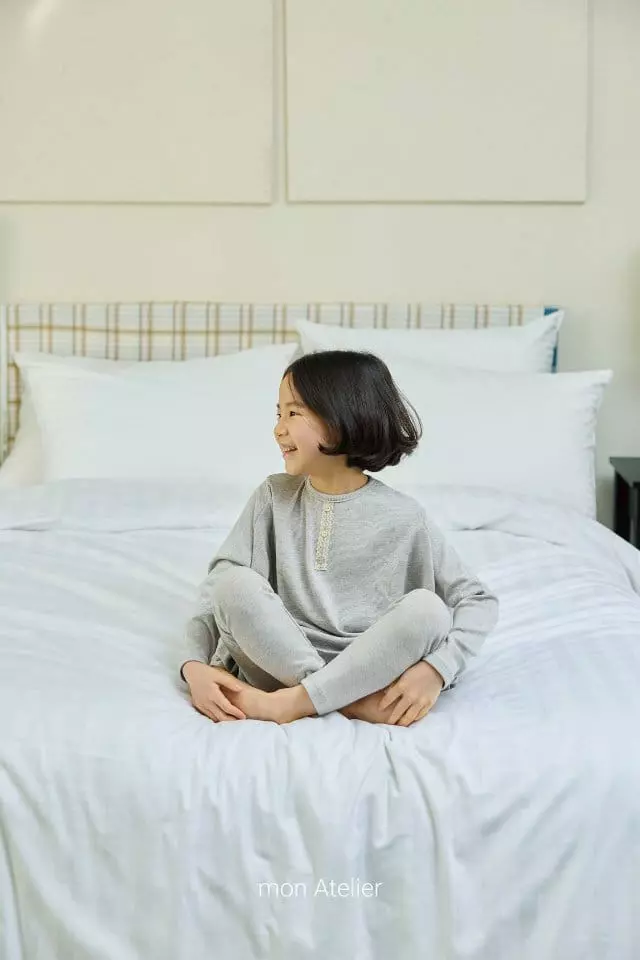 Mon Atelier - Korean Children Fashion - #todddlerfashion - At Home Tee - 10