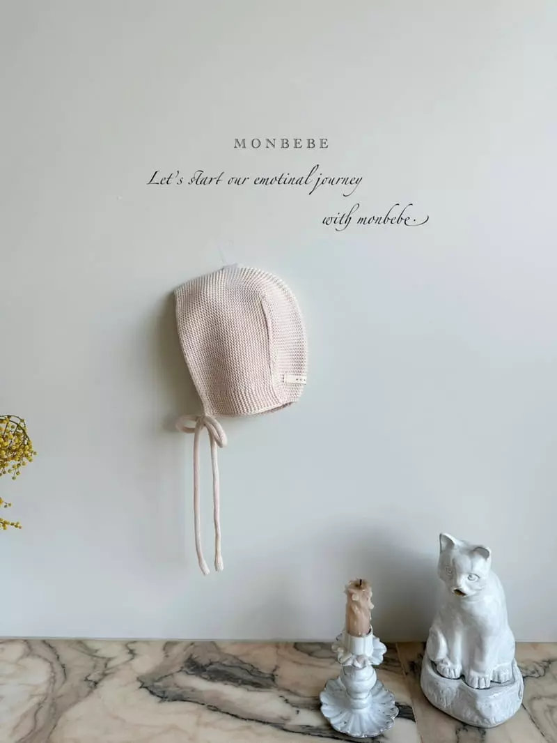 Monbebe - Korean Baby Fashion - #babyoutfit - Caramel Bonnet - 5