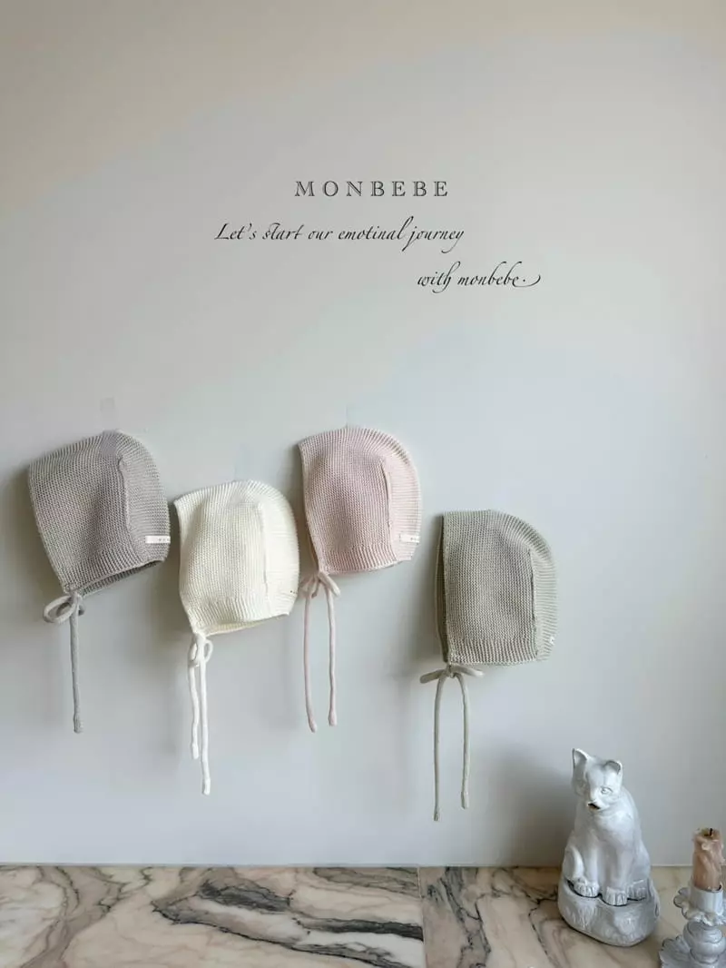 Monbebe - Korean Baby Fashion - #onlinebabyshop - Caramel Bonnet - 9