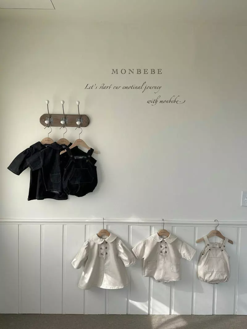 Monbebe - Korean Baby Fashion - #smilingbaby - Denim Bebe Bodysuit - 11