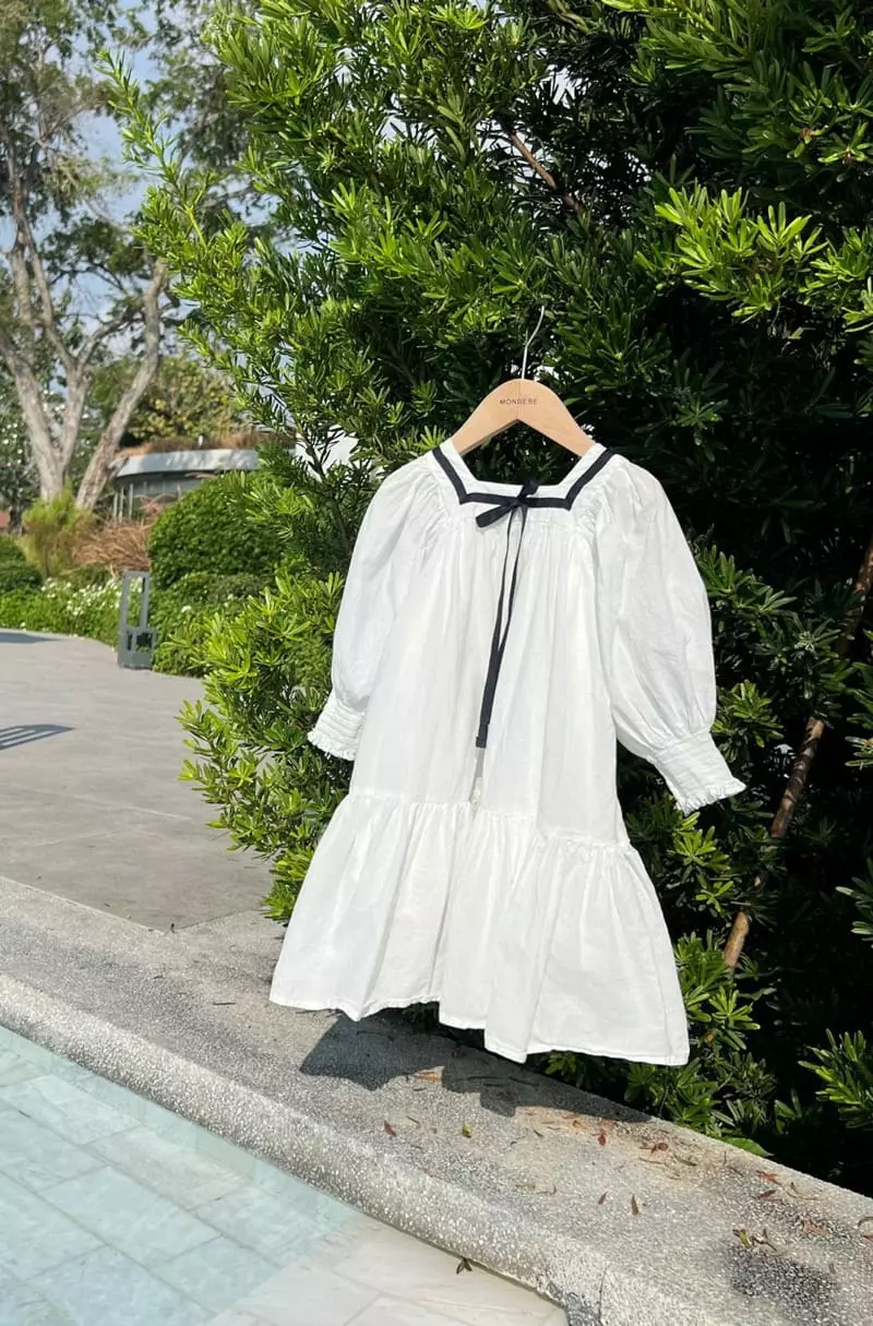 Monbebe - Korean Children Fashion - #childrensboutique - Marine Rosa One-piece - 4