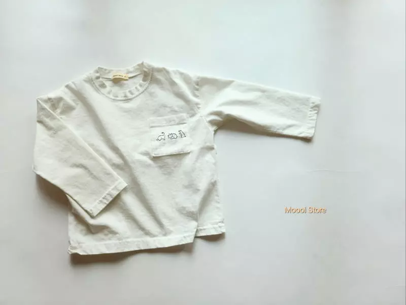 Mooi Store - Korean Children Fashion - #Kfashion4kids - Dino Embrodiery Tee - 5