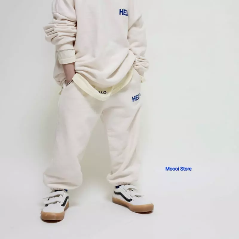 Mooi Store - Korean Children Fashion - #designkidswear - Hello Top Bottom Set - 5