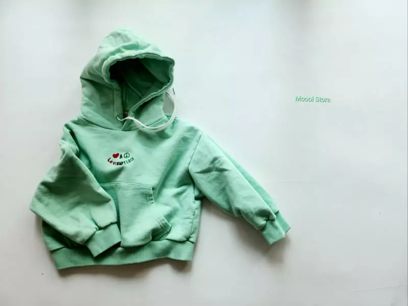 Mooi Store - Korean Children Fashion - #discoveringself - Love And Piece Hoody - 3