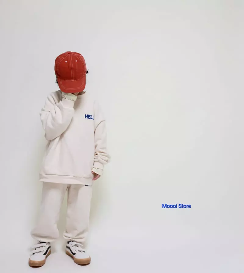 Mooi Store - Korean Children Fashion - #fashionkids - Hello Top Bottom Set - 7