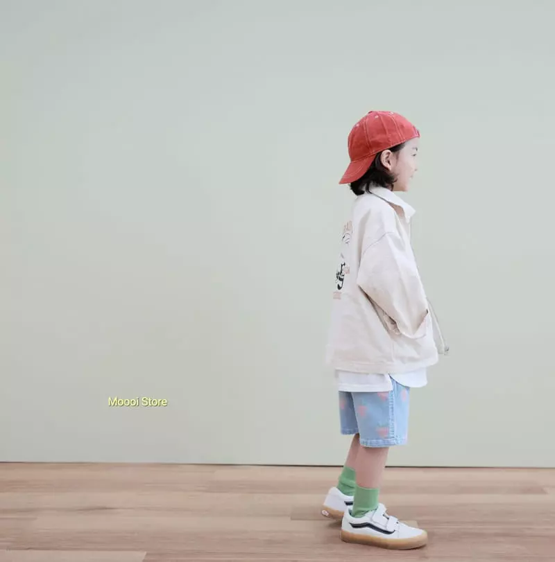 Mooi Store - Korean Children Fashion - #kidsshorts - Strawberry Denim Shorts - 11