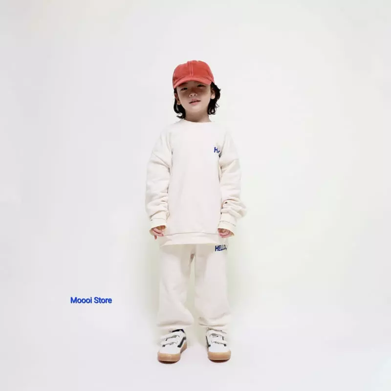 Mooi Store - Korean Children Fashion - #kidsstore - Hello Top Bottom Set - 9