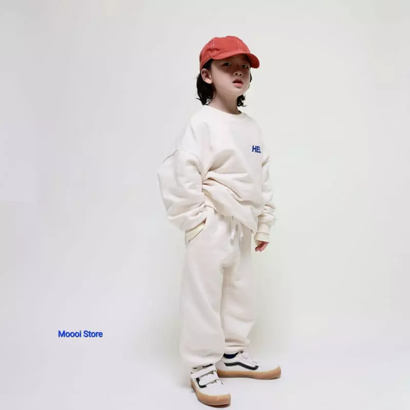 Mooi Store - Korean Children Fashion - #kidzfashiontrend - Hello Top Bottom Set - 10