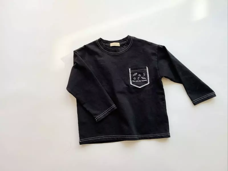 Mooi Store - Korean Children Fashion - #kidzfashiontrend - Galaxy Embroidery Tee - 6
