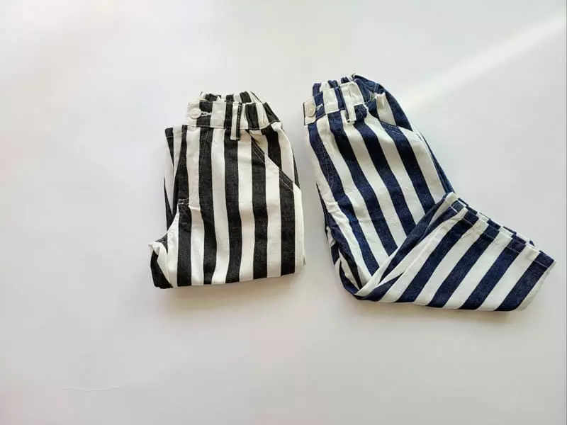 Mooi Store - Korean Children Fashion - #prettylittlegirls - Stripes Pants - 2