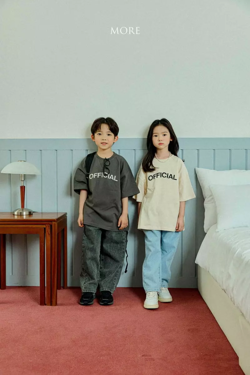 More - Korean Children Fashion - #childofig - Official Short Sleeves Tee - 3