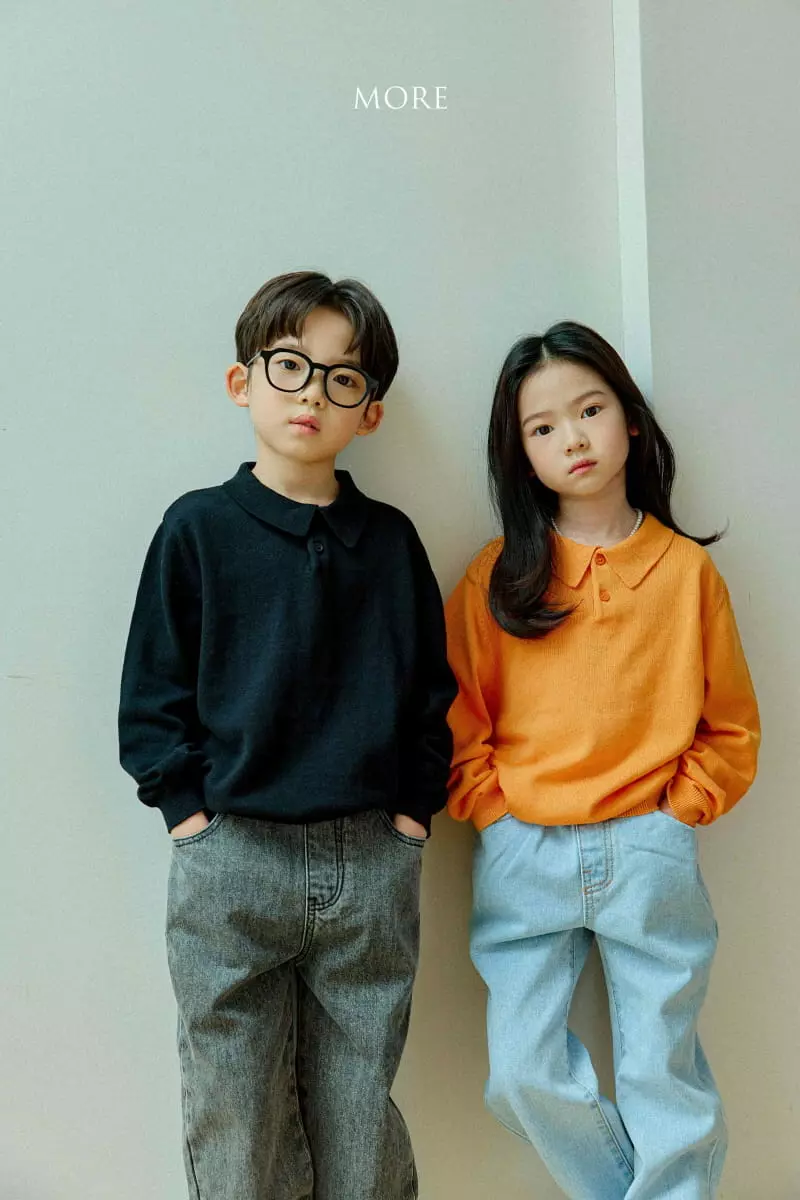 More - Korean Children Fashion - #childrensboutique - Solid PK Knit Tee - 7