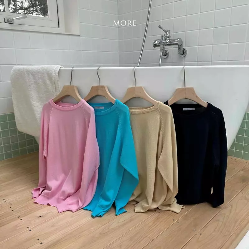 More - Korean Children Fashion - #fashionkids - Crew Neck Knit Tee