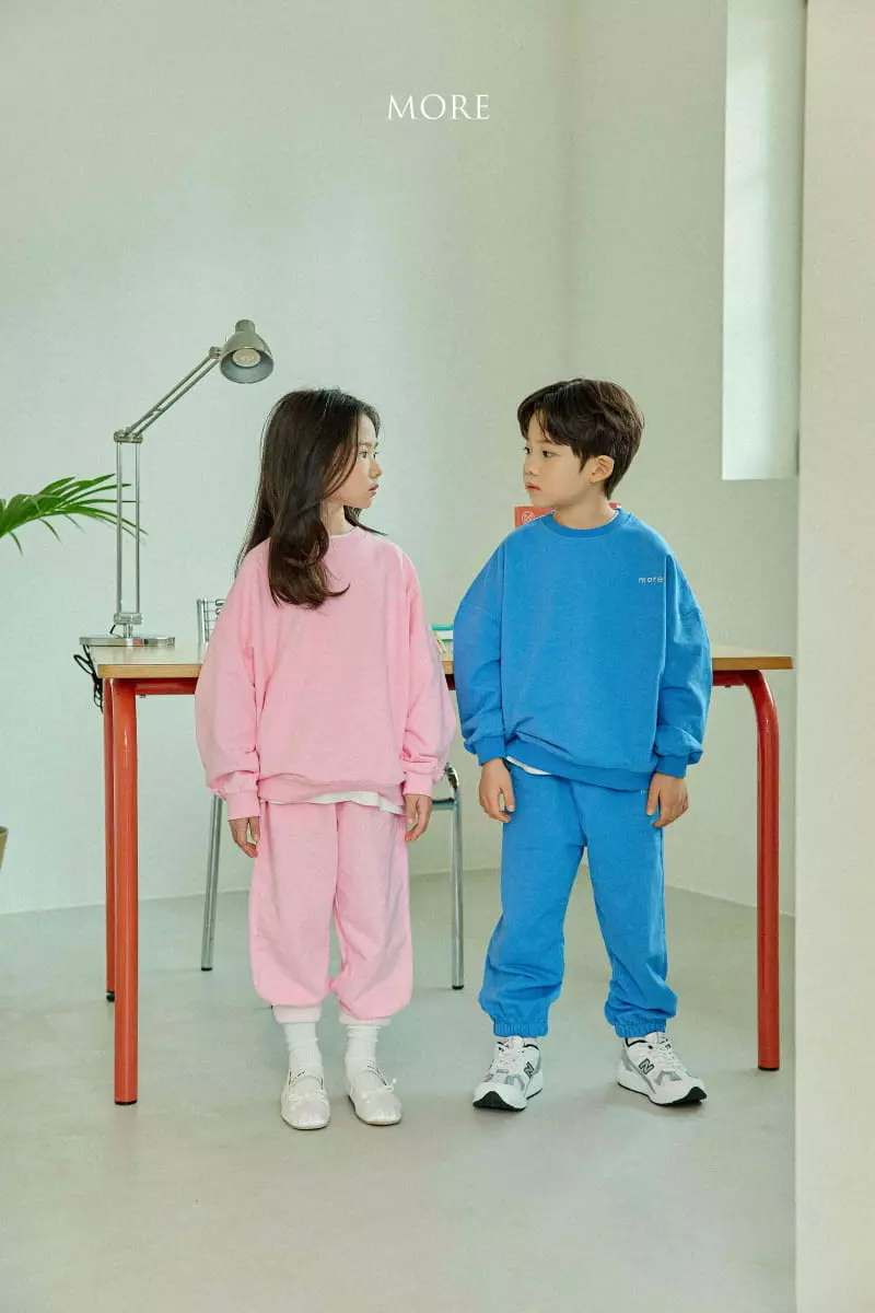 More - Korean Children Fashion - #kidsshorts - More Top Bottom Set - 3