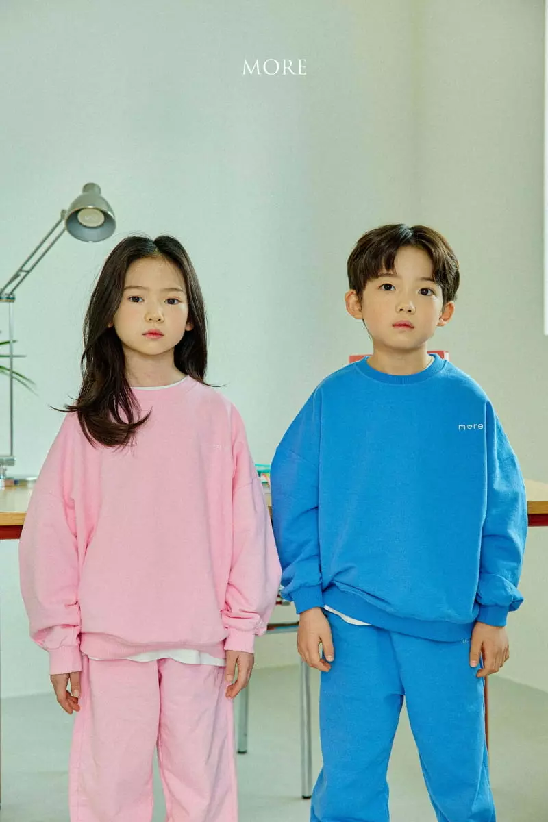 More - Korean Children Fashion - #kidsshorts - More Top Bottom Set - 4