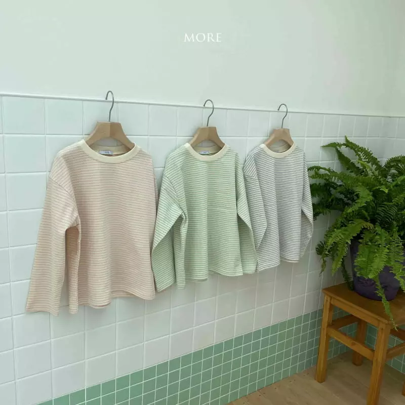 More - Korean Children Fashion - #kidsstore - Stripes Tee