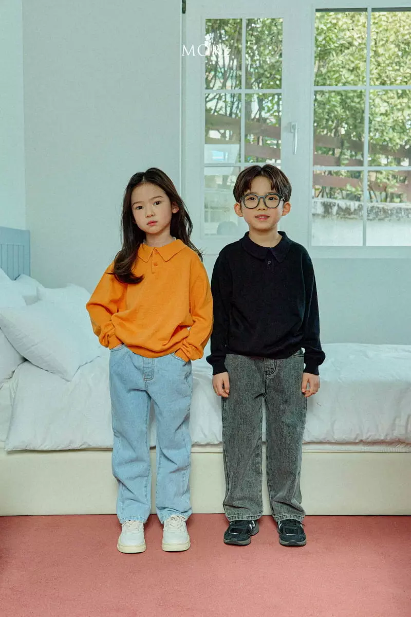 More - Korean Children Fashion - #magicofchildhood - Solid PK Knit Tee - 2