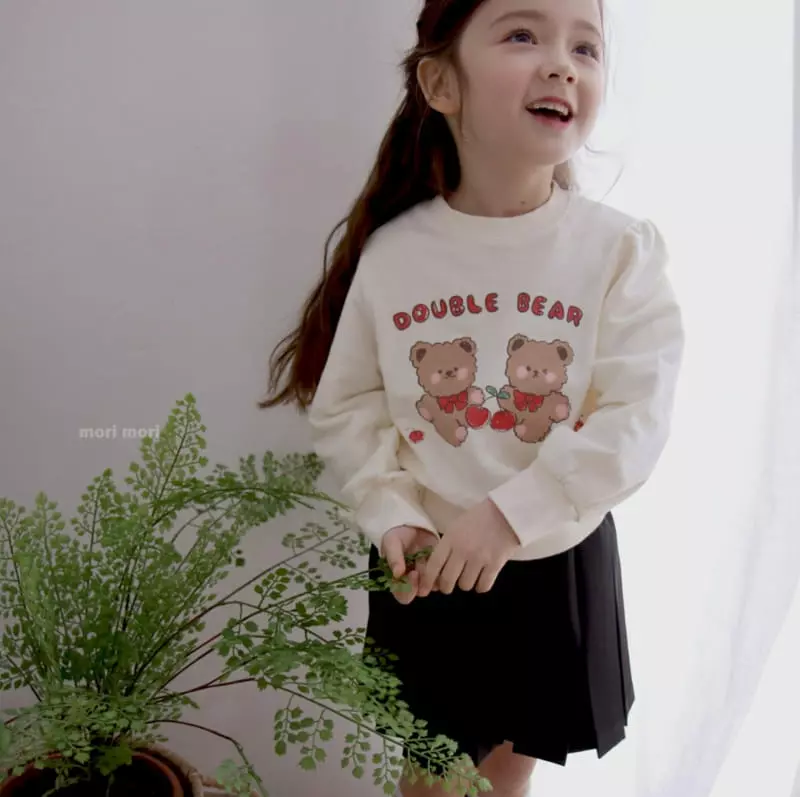 Mori Mori - Korean Children Fashion - #discoveringself - Twin Bear Tee - 4
