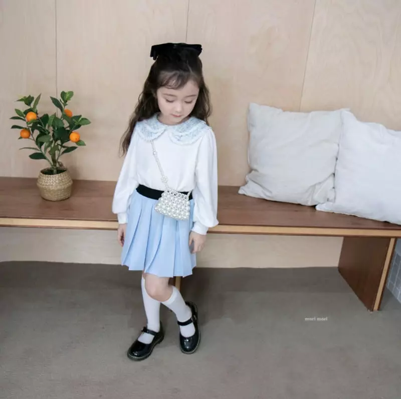 Mori Mori - Korean Children Fashion - #kidsstore - Wrinkle Skirt