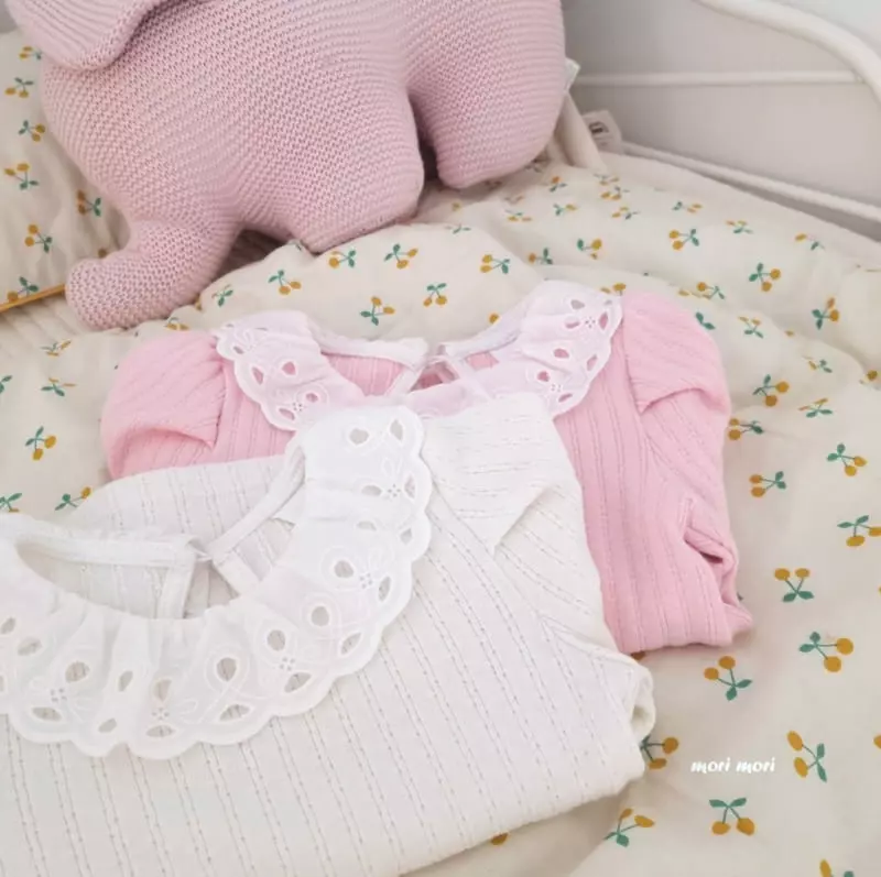 Mori Mori - Korean Children Fashion - #todddlerfashion - Lace Tee - 7