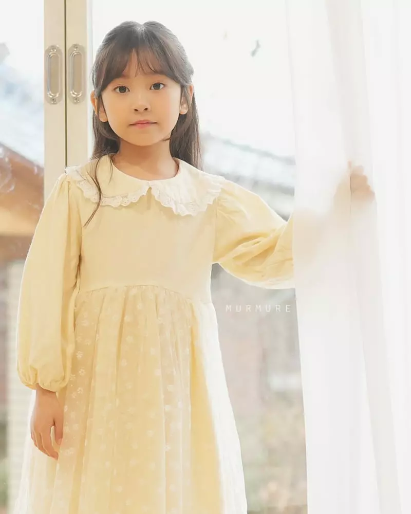 Murmure - Korean Children Fashion - #Kfashion4kids - Flo Sha One-piece - 6