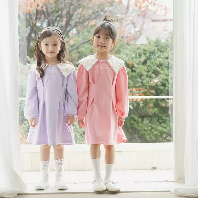 Murmure - Korean Children Fashion - #childofig - Lila One-piece - 3
