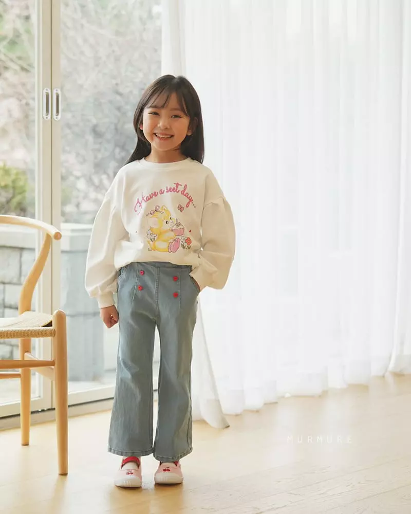 Murmure - Korean Children Fashion - #childrensboutique - Heart Bootscut Jeans - 6