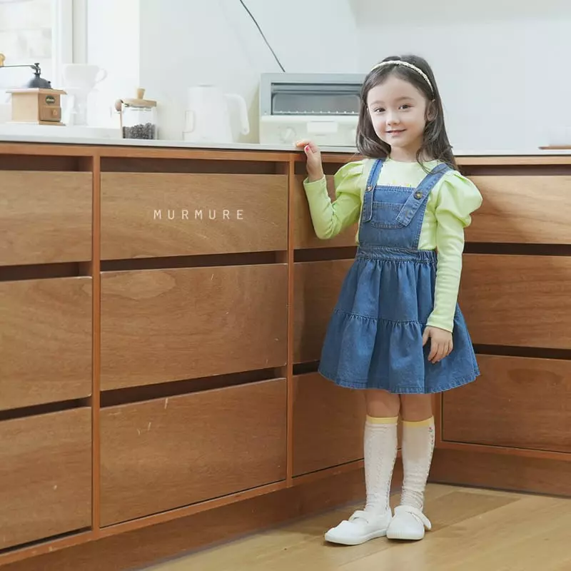 Murmure - Korean Children Fashion - #childrensboutique - Dungarees Cancan One-piece - 2