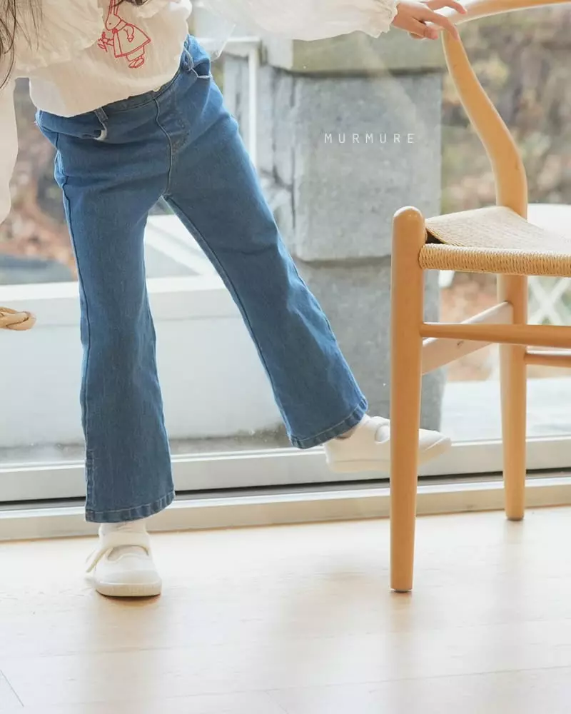 Murmure - Korean Children Fashion - #designkidswear - Slit Bootscut Jeans - 8