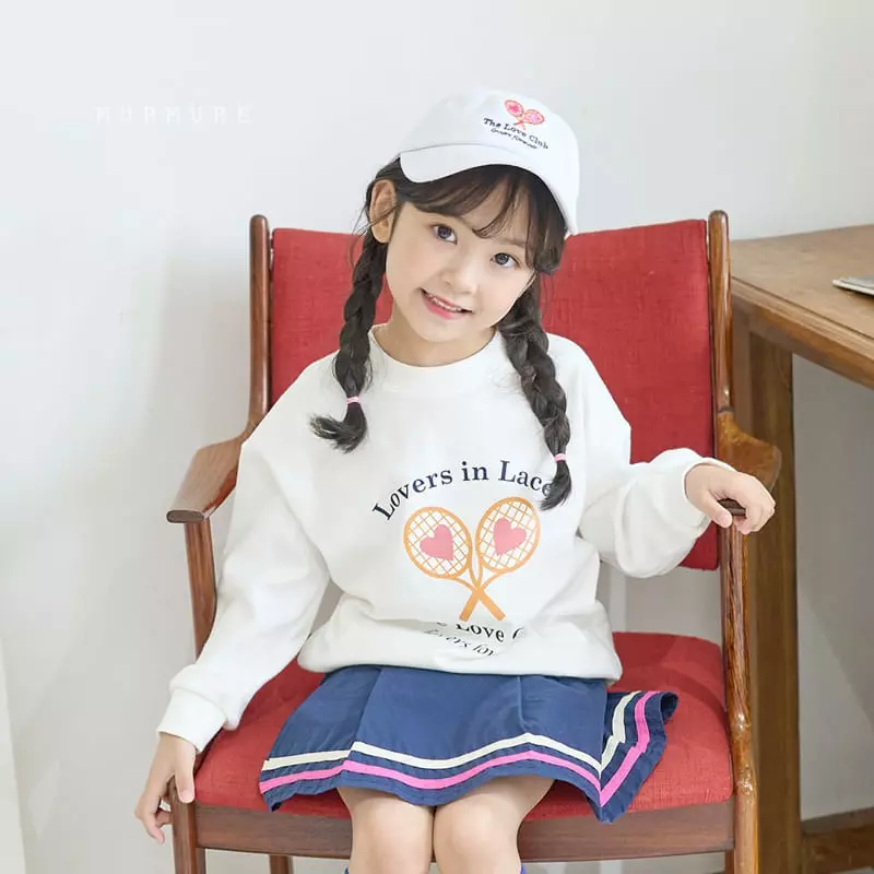 Murmure - Korean Children Fashion - #designkidswear - Lover Tennis Sweatshirt