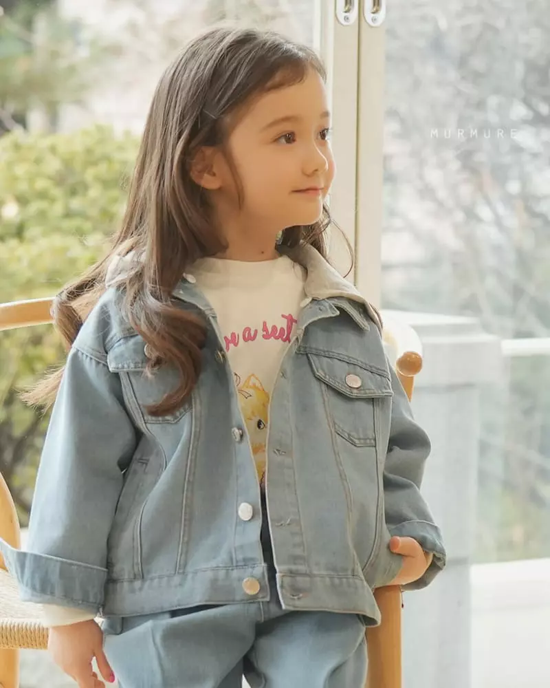 Murmure - Korean Children Fashion - #discoveringself - Hoody Denim Jacket - 12