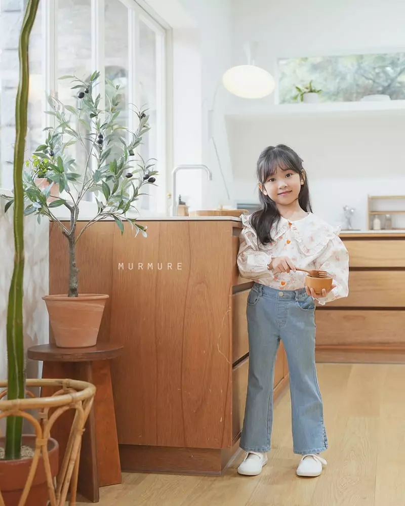Murmure - Korean Children Fashion - #magicofchildhood - Flower Collar Blouse - 10